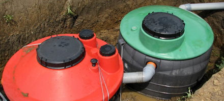 septic tanks